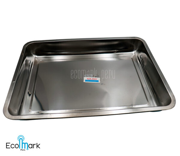 Bandeja Acero Inoxidable 50x35x7cm - Imagen 2