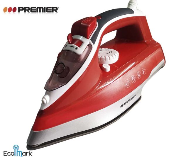 Plancha a Vapor Premier 1200w. Rojo