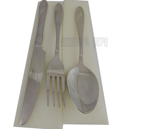 Set de Cubiertos Hoffner Acero 18/10 Caja Madera - Imagen 3