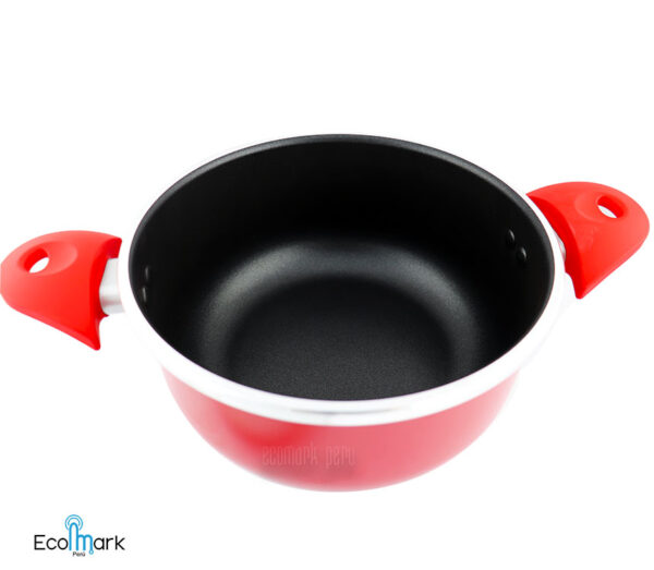 Olla Finezza Anti adherente Rojo 20cm - Imagen 2