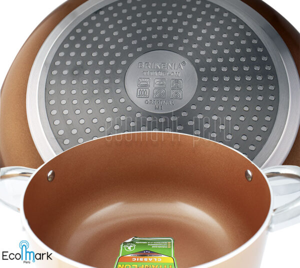 Set de Ollas Antiadherente Copper Titanium Brikenia - Imagen 2