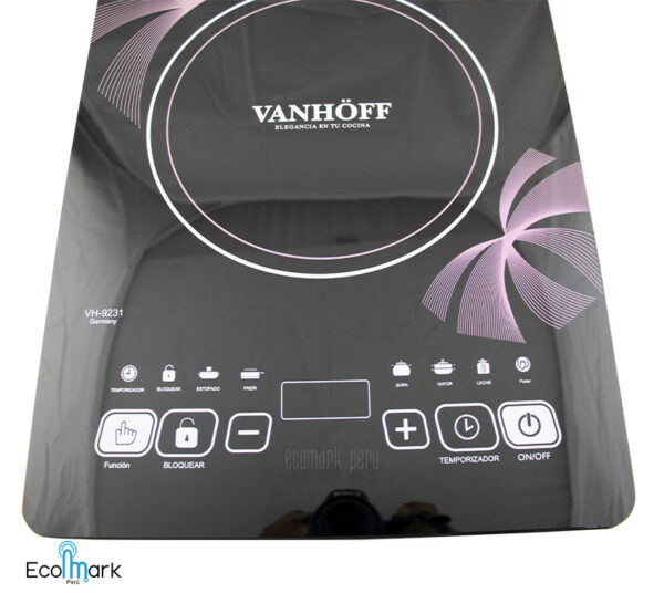 Cocina De Inducción Vanhoff 3000 Watts - Imagen 2