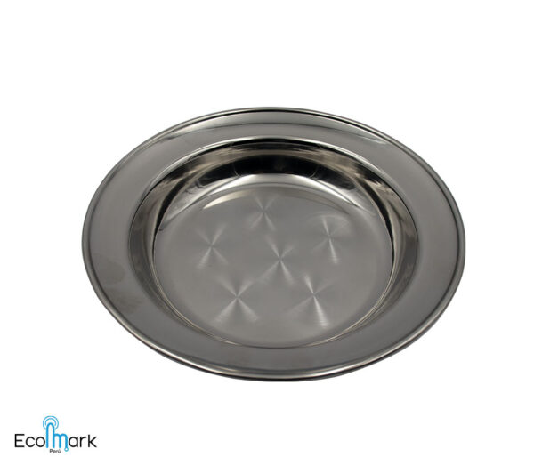 Plato Acero Inoxidable Solangel - Imagen 2