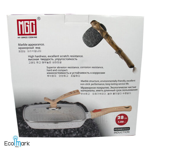 Sartén Grill Parrilla MGC Antiadherente 28cm - Imagen 2
