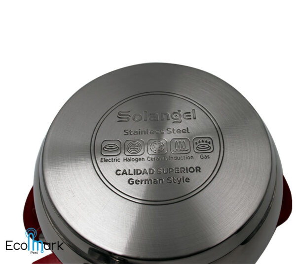Ollas Acero Inoxidable Solangel 06 Pc - Imagen 2