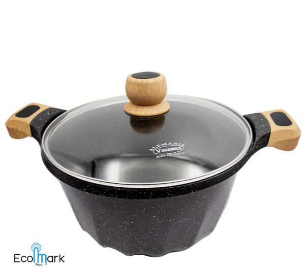 Set de Ollas Valeska Roca Volcánica Granito 12 Pc - Imagen 2