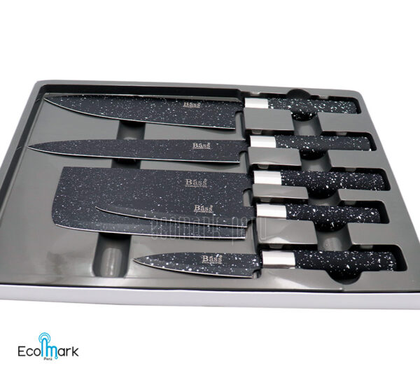 Set de Cuchillos BASS Antiadherente Acero 5 Pc - Imagen 2