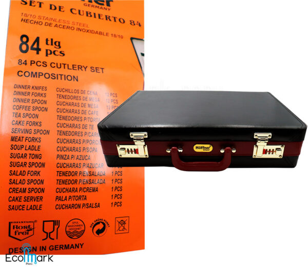 Set de Cubiertos Hoffner Acero Inoxidable 84 Pc - Imagen 2