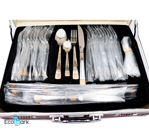Set de Cubiertos Acero Inoxidable 18/10 SUPREMA 84Pc - Imagen 4