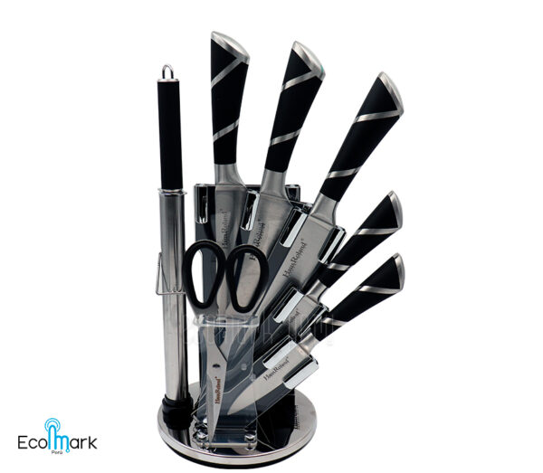 Set de Cuchillos Acero Inoxidable 9PC - Imagen 2