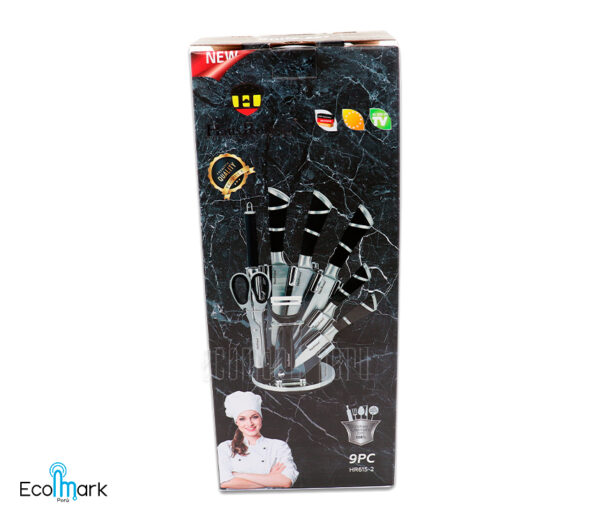 Set de Cuchillos Acero Inoxidable 9PC - Imagen 3