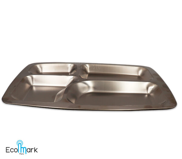 Gamela Charola Acero Inoxidable 4 C. - Imagen 2