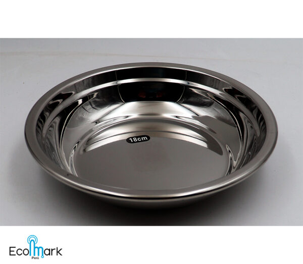Plato Acero Inoxidable 304 -18 cm. - Imagen 2