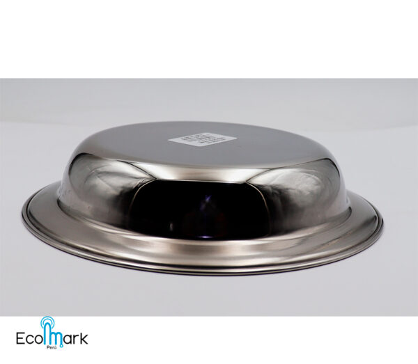 Plato Acero Inoxidable Hondo 22cm - Imagen 3