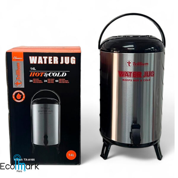 Termo Dispensador de Agua Acero Inoxidable 14 litros