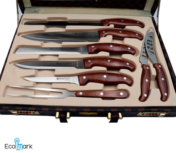 Set de Cuchillos y Cubiertos Acero Inoxidable 25Pc HOFFNER - Imagen 2