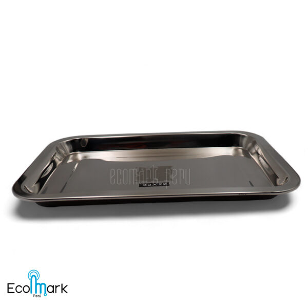 Bandeja Fuente Acero Inoxidable 32x22x2cm