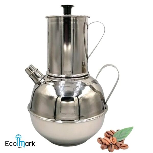 Cafetera Acero Inoxidable 1 Litro Fabricación Nacional
