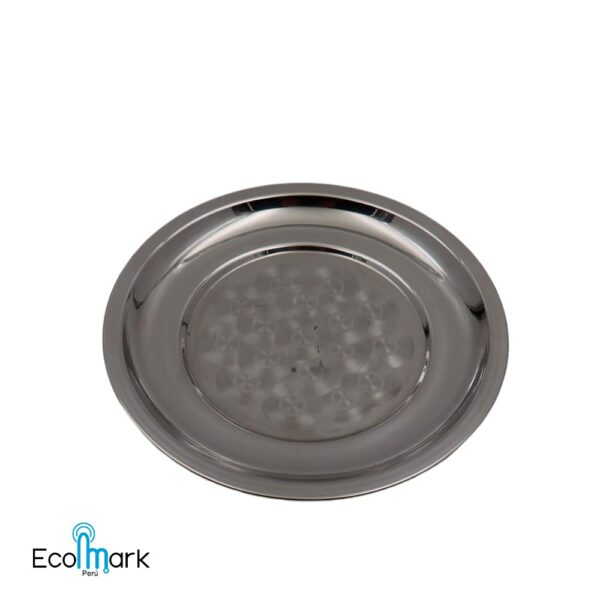 Plato Acero Inoxidable Tendido Nacional 22 cm - Imagen 2