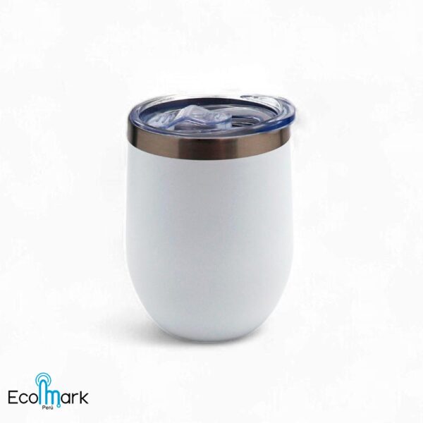 Vaso Térmico Acero Inoxidable 304- 360ml. Blanco