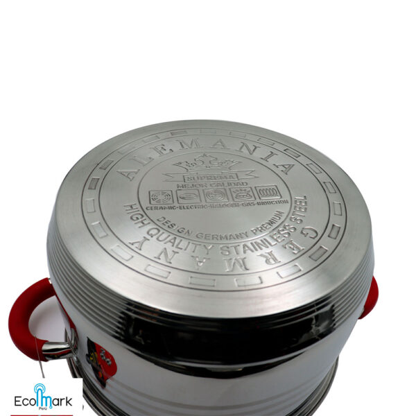 Set de Ollas Acero Inoxidable Suprema 06Pc - Imagen 3