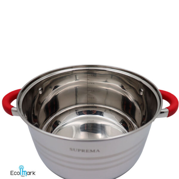 Set de Ollas Acero Inoxidable Suprema 06Pc - Imagen 2
