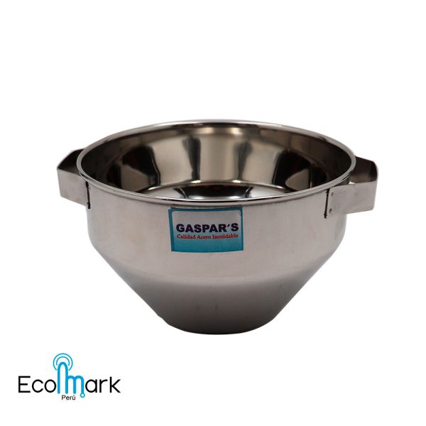 Tazón Acero Inoxidable dos Asas Gaspar 500-600ml